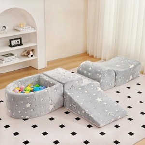Ensemble de blocs <span class=keywords><strong>d</strong></span>'escalade souples en mousse pour la vente en gros en usine, équipement de jeu sensoriel pour bébés, canapé en mousse pour l'intérieur et l'extérieur, idéal pour les enfants <span class=keywords><strong>d</strong></span>'âge préscolaire - Product Image 2