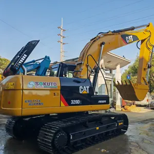 Cat320d2l Cat320dl Cat320d2 เดิม Caterpillar CAT320D2L รถขุดมือสองใน Uae Backhoe รถขุดตีนตะขาบ Cat320dl Cat320d2