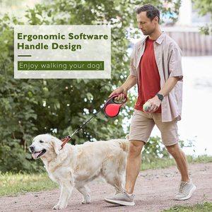 Correa Retráctil Grande para Perros con Luz LED Intermitente para Entrenamiento al Aire Libre, Diseño Nuevo Personalizado de Fábrica al por Mayor - Product Image 3