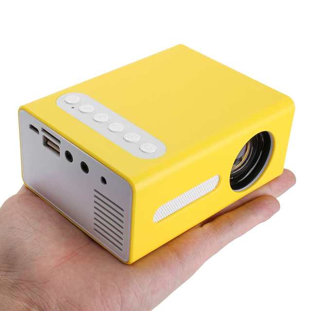 Portable Home Theater Projectors LED Pocket Projector 1080P AV USB Audio Video Player Smart Mini Projector for Phone
