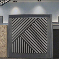 Panneaux muraux en grille de placage PVC MDF insonorisants pour salon, hôtel et hôpital