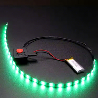 Lampe de casque de mineur rechargeable par USB, clip de sécurité pour casque de moto, lumière LED multicolore, bande LED personnalisée pour la décoration du casque
