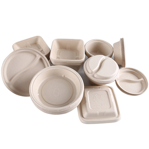 一次性纸浆可生物降解纸质食品饭盒碗 - Product Image 3