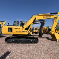 Excavadora Usada Komatsu PC200 de 20 Toneladas, Original de Japón, con Pocas Horas de Uso, Excavadora Hidráulica de Orugas Lista para Enviar