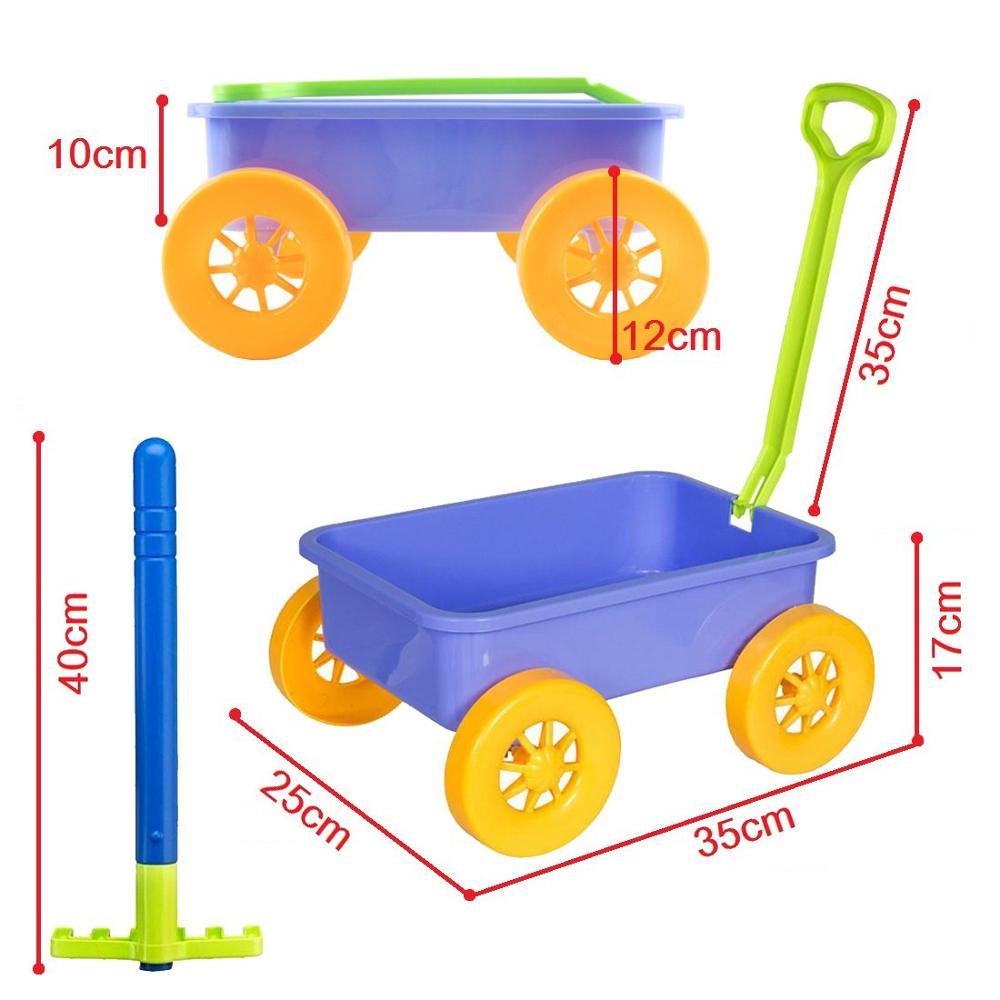 Hydraulic trolley and garden tools for kids and girls Conjunto Infantil Juego de botany and gardening