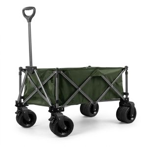 Carrito de Camping Todoterreno con Ruedas Anchas, Carrito Utilitario Plegable y Portátil para Jardín, Camping y Compras al Aire Libre - Product Image 2