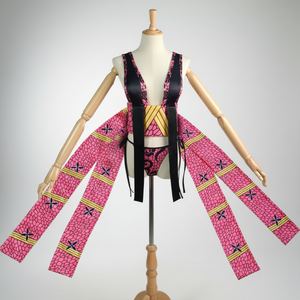 Nuevo Diseño de Disfraces de Personajes de Anime, Disfraz de Halloween de <span class=keywords><strong>Oiran</strong></span>, Démonios Gemelos, Traje de Fiesta de Cosplay - Product Image 6