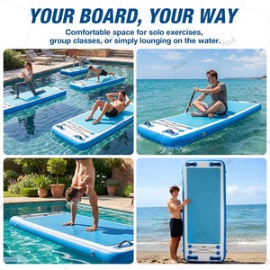 Tavola Galleggiante YOJA per Fitness in Acqua, Tappetino Gonfiabile Personalizzato per Yoga e Pilates, Ideale per Lezioni e <span class=keywords><strong>Ritiri</strong></span> di Yoga in Acqua - Product Image 4