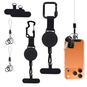 Ouvre-bouteille multifonctionnel, cordon antivol pour téléphone, sangle télescopique en fil d'acier pour téléphone portable avec boucle de verrouillage, en - Product Image 1