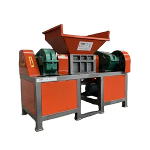 Chinese Supplier Wood Plastic Tire Industrial Recycling Shredding Double Shaft Shredder Machine