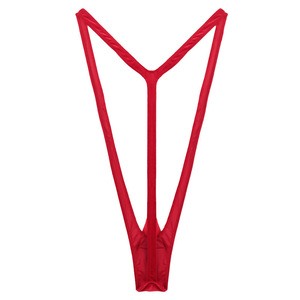 Body de Santa Claus Sexy con Escote Profundo en V, Rojo, Elástico, de Punto, Disfraz Navideño para Mujer - Product Image 4