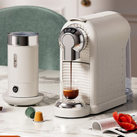 Machine à café à capsules automatique, machine à expresso commerciale à capsules avec support permanent