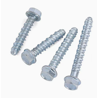 Baut Angkur Beton Self-Cutting Kepala Flens Hexagonal Sekrup Self-Tapping untuk Pemasangan Dinding & Batu Bata