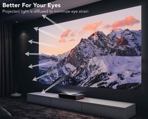 Projecteur laser à courte focale For <span class=keywords><strong>Nova</strong></span> 4K UHD HDR10 <span class=keywords><strong>Android</strong></span> <span class=keywords><strong>9</strong></span>, Smart TV Home Cinéma 150 pouces avec haut-parleurs intégrés, portable - Product Image 5