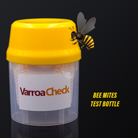 Imkerei Varroa Easy Check Bienenzwerg-Testbox Bienenstock-Milbenentferner Imkerei-Milben-Testflasche