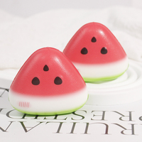 Großhandel Bestseller Wassermelonen-PU Langsam Zurückfedernde Quetschspielzeuge Günstige Fabrik-Squishy-Spielzeuge Meistverkaufte Stressabbau-Softies für Partys