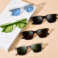 Lunettes de soleil polarisées en acétate Borregls pour femmes, nouvelle collection 2026, de marque, design vintage, carrées chromées, pour hommes, modèle CH 19395T