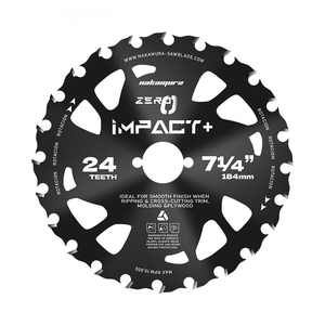 चिकनी 184 मिमी 24t हल्का 40% गोलाकार tct देखा ब्लेड कार्बाइड लकड़ी के लिए ब्लेड - Product Image 1