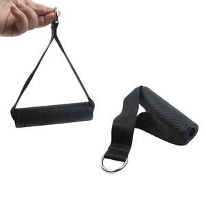 Accessori per Macchine a Cavo: Maniglie in Gomma Espansa Durevoli per Bande di Resistenza, Attrezzi per Esercizi di Forza Indoor - Product Image 4