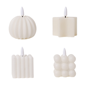 Bougie à <span class=keywords><strong>LED</strong></span> sans flamme Bougies électriques à la citrouille <span class=keywords><strong>Lampe</strong></span> à piles <span class=keywords><strong>Photophore</strong></span> scintillante <span class=keywords><strong>pour</strong></span> Thanksgiving Mariage Décoration de Noël - Product Image 5