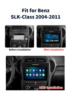 Lecteur multimédia de navigation Android Krando 9 pouces pour Mercedes BENZ SLK 2004-2011, autoradio GPS, unité principale, CarPlay sans fil, BT, WIFI
