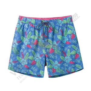 Bañador de Natación para Hombre de Alta Calidad al por Mayor, Shorts Transpirables con Estampado de Flores y Hojas a Precio de Fabricante - Product Image 4