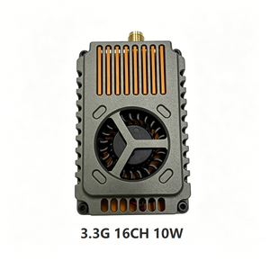 Transmisor de Video Analógico FPV de Largo Alcance de 3.3G 16CH 10W/10000MW, 16 Canales, 3170MHz-3470MHz - Product Image 1