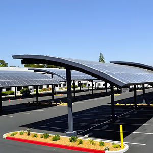 Grand hangar résidentiel de voiture électrique panneau photovoltaïque <span class=keywords><strong>auvent</strong></span> de stationnement voiture charge Pile traitement de soudage-système de montage solaire - Product Image 4
