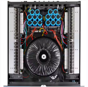 Amplificador de potencia digital Hifi profesional 1000W X4 sonido envolvente para sistema R Paga anunciar altavoz música Club eventos (Metal) - Product Image 4