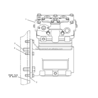 Compresseur d'air 3306 110-5764 1105764 Pompe à air 144-0744 1440744 pour Cat