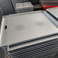 Plateau de montage sur mesure en tôle, poinçonnage CNC, pliage par presse plieuse, acier laminé à froid pour rack de centre de données, revêtement électrolytique