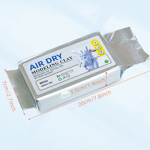 Arcilla de Caolín Natural de Secado al Aire 500g, Arcilla para Modelar de Endurecimiento al Aire para Escultura, Manualidades, Arte, Apta para Principiantes y Todas las Edades - Product Image 2