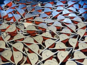 Poulie à roulettes en plastique petite V H U, 1 pièce, avec raccords de roulement à billes 608 - Product Image 5