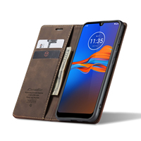 CaseMe-funda con tapa para Motorola E6 Plus E4 Plus Z2 Force, funda magnética con soporte para Sony XZ2-Compact XP XZ, BILLETERA, funda de TPU