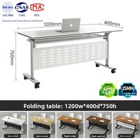 Table de conférence pliante HYZ-215X, modulaire, mobile, avec roulettes, mobilier de bureau multifonctionnel pour salle de conférence, chaise de formation