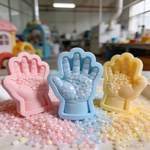 Зеленые гранулы ПВХ для производства игрушек, нетоксичный безопасный материал, сертифицированный CE - Product Image 5