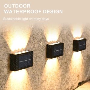 Solar <b>LED</b> Wall <b>Light</b> IP66 Waterproof <b>Motion</b> <b>Sensor</b> Outdoor Garden Home Decor - Product Image 4