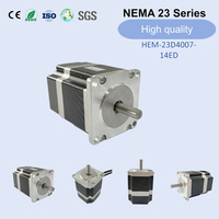 Moteur pas à pas Nema 23, 1,8 degré, 1,1 N.m (127,3 oz.in) de couple de maintien, 4,0 A, bipolaire 2 phases pour CNC