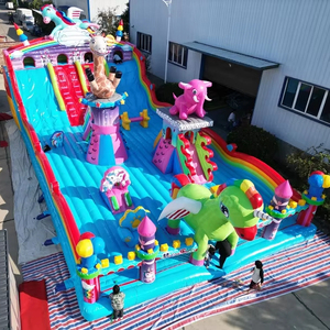 Château rebondissant commercial de couleur personnalisée pour les enfants nouvelle conception château gonflable de fête de saut en famille - Product Image 1