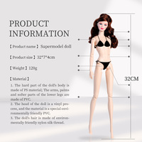 Version Or Blanc de la Poupée Supermodel avec un Corps Articulé KELLY 32 Cm Vente Chaude à l'International Comme Jouet Tendance