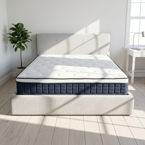 <span class=keywords><strong>Matelas</strong></span> hybride respirant <span class=keywords><strong>mousse</strong></span> et ressorts, pratique en voyage, protège colonne et apaise douleurs dorsales - Product Image 2