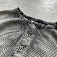 T-shirt vintage streetwear personnalisé 100% coton, lavage à l'acide, manches longues, coupe oversize, t-shirt court, effet usé, impression DTG, t-shirt homme