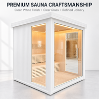 Salle de sauna sur mesure OEM, dimension personnalisée, construite sur mesure pour le repos intérieur, le bien-être et une zone de loisirs confortable