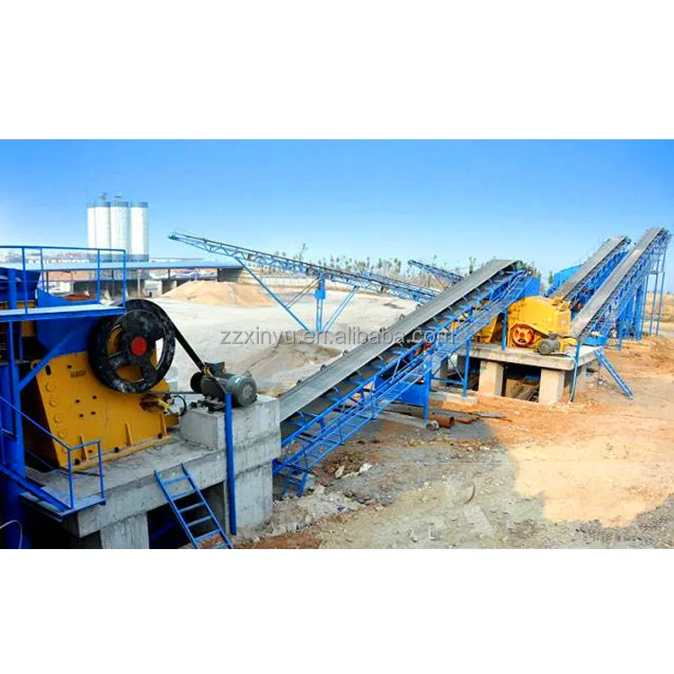 20 tph 100tph 200tph Pe Compact Mobile Stationary Aggregate Gold Copper Pebble Ore River Sand Jaw Crusher Stone Crushing Plant