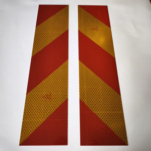 Tablero marcador ECE RR 70,01 Productos de advertencia de seguridad de tráfico Materiales reflectantes amarillos <span class=keywords><strong>Señales</strong></span> de advertencia de remolque - Product Image 4