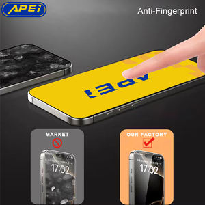 Factory OEM <strong>Custom</strong> Logo Privacy Tempered Glass <strong>Screen</strong> <strong>Protector</strong> For IPhone 11 12 13 14 15 16 17 Pro Max Includes 2 Pack - Product Image 4