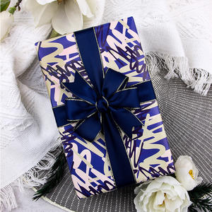 Wholesale High Quality Birthday Gift Wrapping <b>Paper</b> <b>Roll</b> <b>Blue</b> Graffiti Abstract Packaging Coated <b>Paper</b> Uperior Craftsmanship - Product Image 5