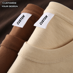 T-shirt Homme Oversize 100% Coton Personnalisable avec Logo, Motif Anime Court Imprimé, Uni, Haute Qualité, Décontracté, T-shirt Vierge Personnalisable pour Homme - Product Image 1