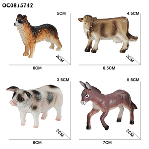 Jouets animaux de ferme simulés 8 pièces pour enfants - Product Image 4