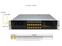 Serveur Hyper Rack 2U Supermicro SYS-222H-TN, double socket, 8 baies NVMe PCIe 5.0, serveur informatique d'entreprise pour centre de données, IA, HPC